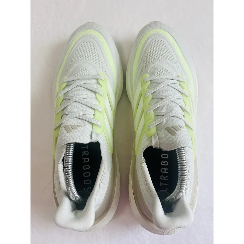Adidas Ultra Boost Light Womens Training Running Shoes Sneakers Green Spark 10.5